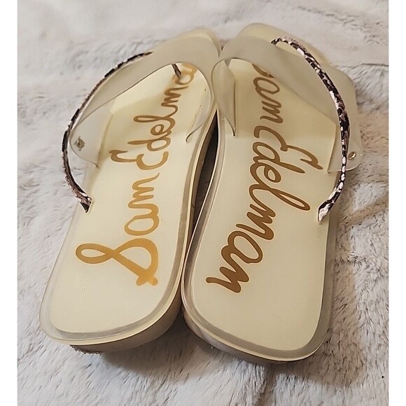 Sam Edelman Womens Sandals Slides Shoes Semi-Opaque Transparent US Size 7 M - Picture 4 of 5